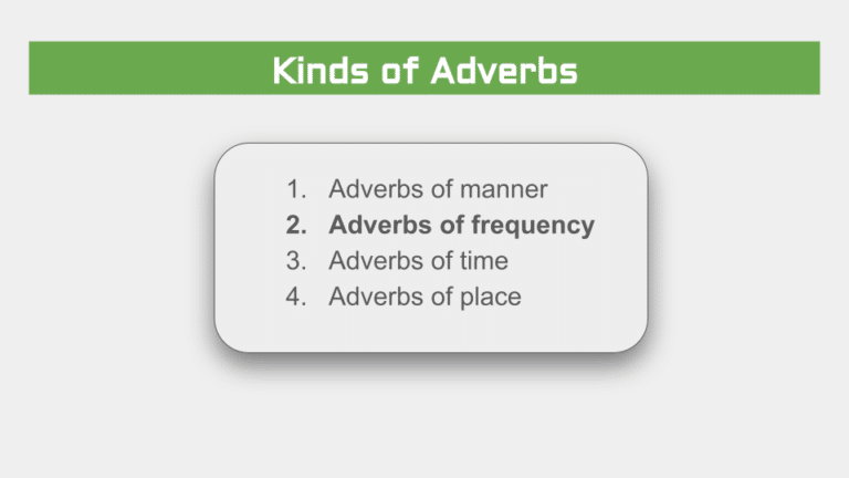 adverbs of frequency 2