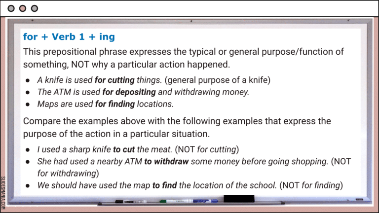 Expressions of Purpose 13