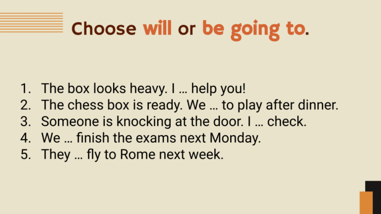 Future Simple Tense 9