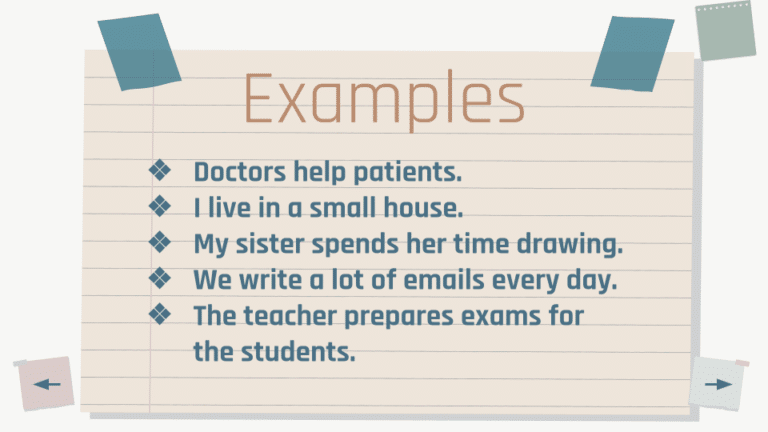 Present Simple Tense 3