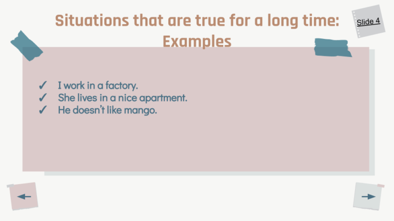 Present Simple Tense 6