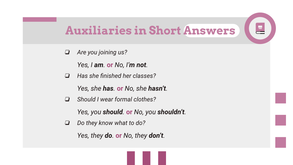 Auxiliary Verbs (14)
